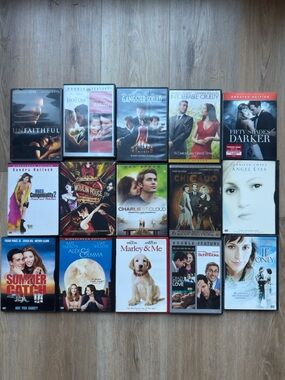 DVD Movie Lot 15 Films Chicago Moulin Rouge Marley & Me Romance Drama Bundle